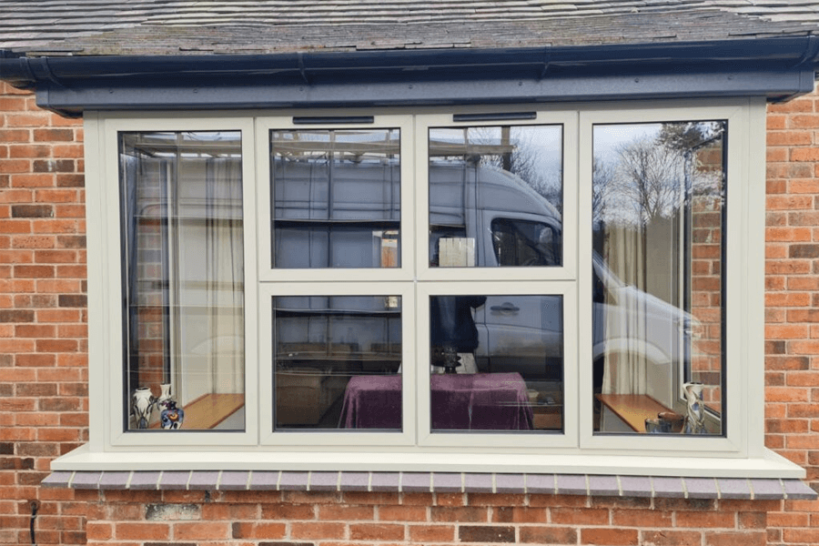 beige optio 58bw flush window